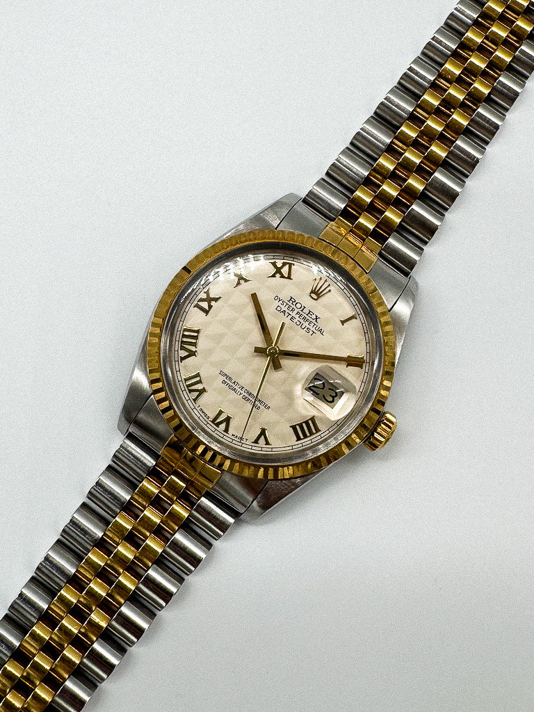 rolex 16013 ivory pyramid dial