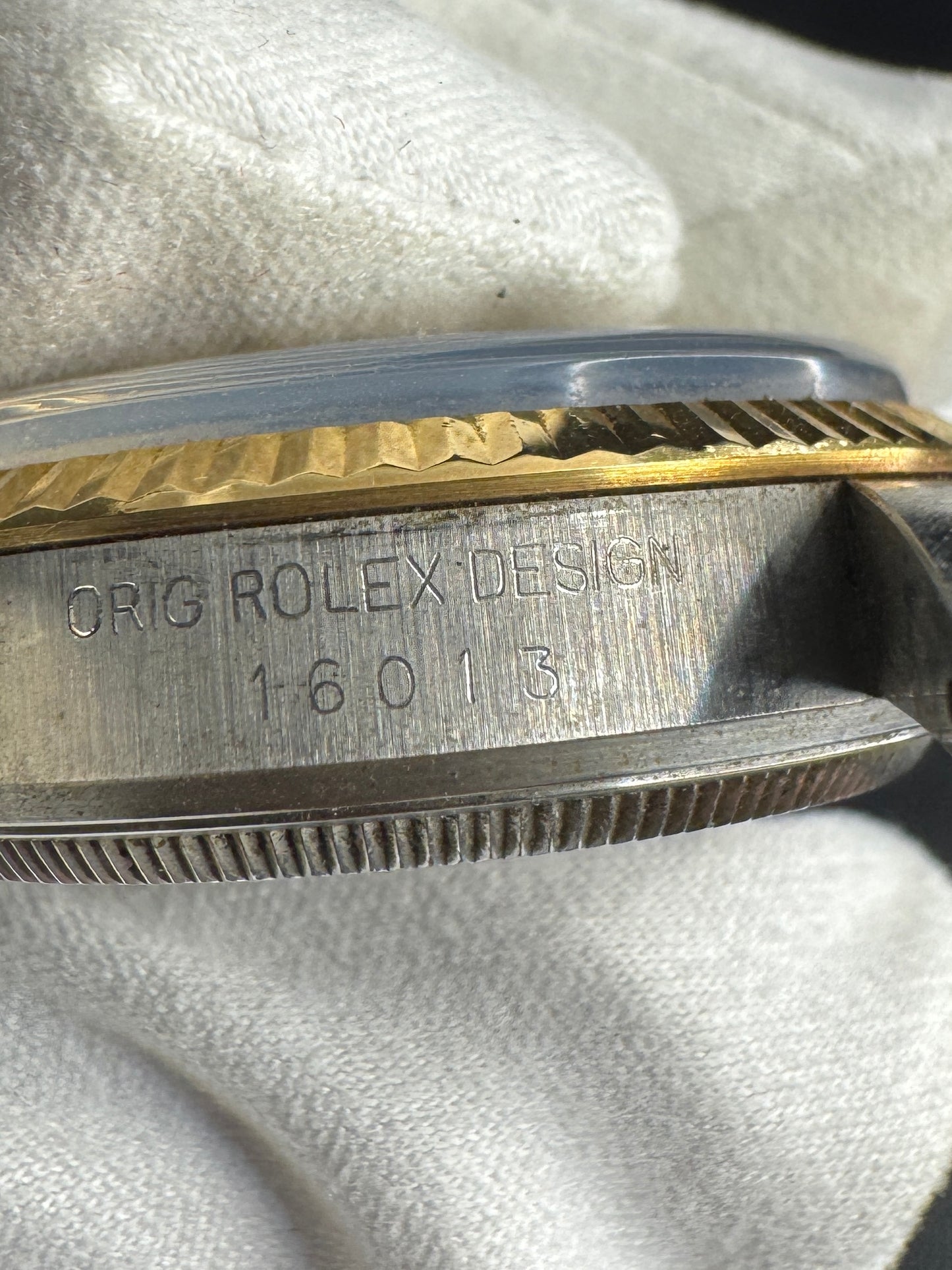rolex 16013 ivory pyramid dial