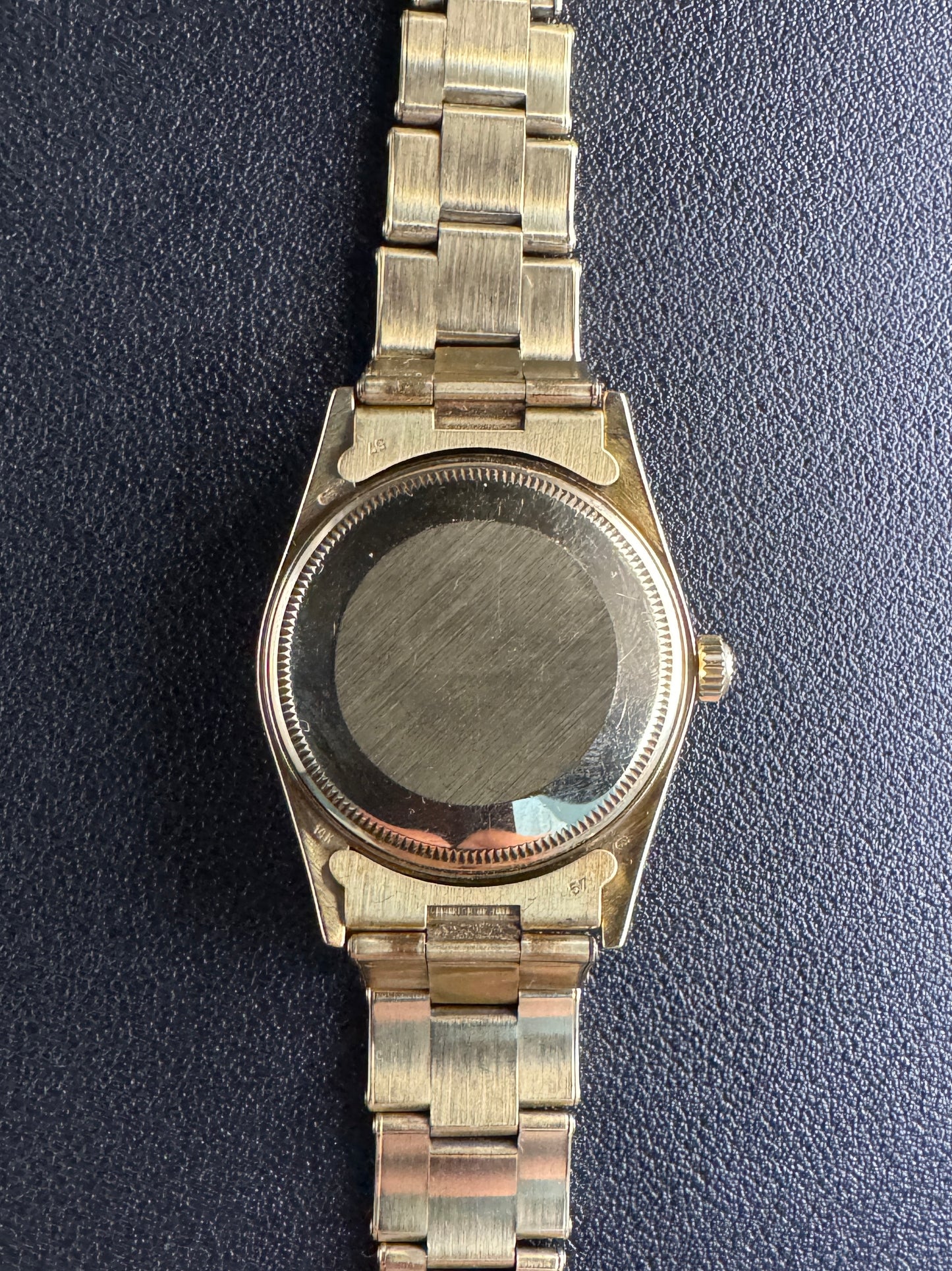 rolex 15037 oyster date 14k | complete set