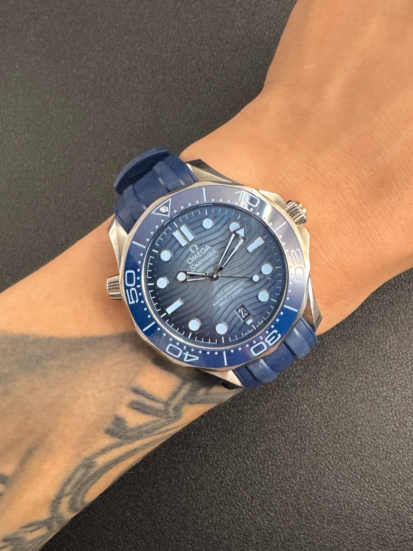 omega seamaster professional diver 300m summer blue | complete set