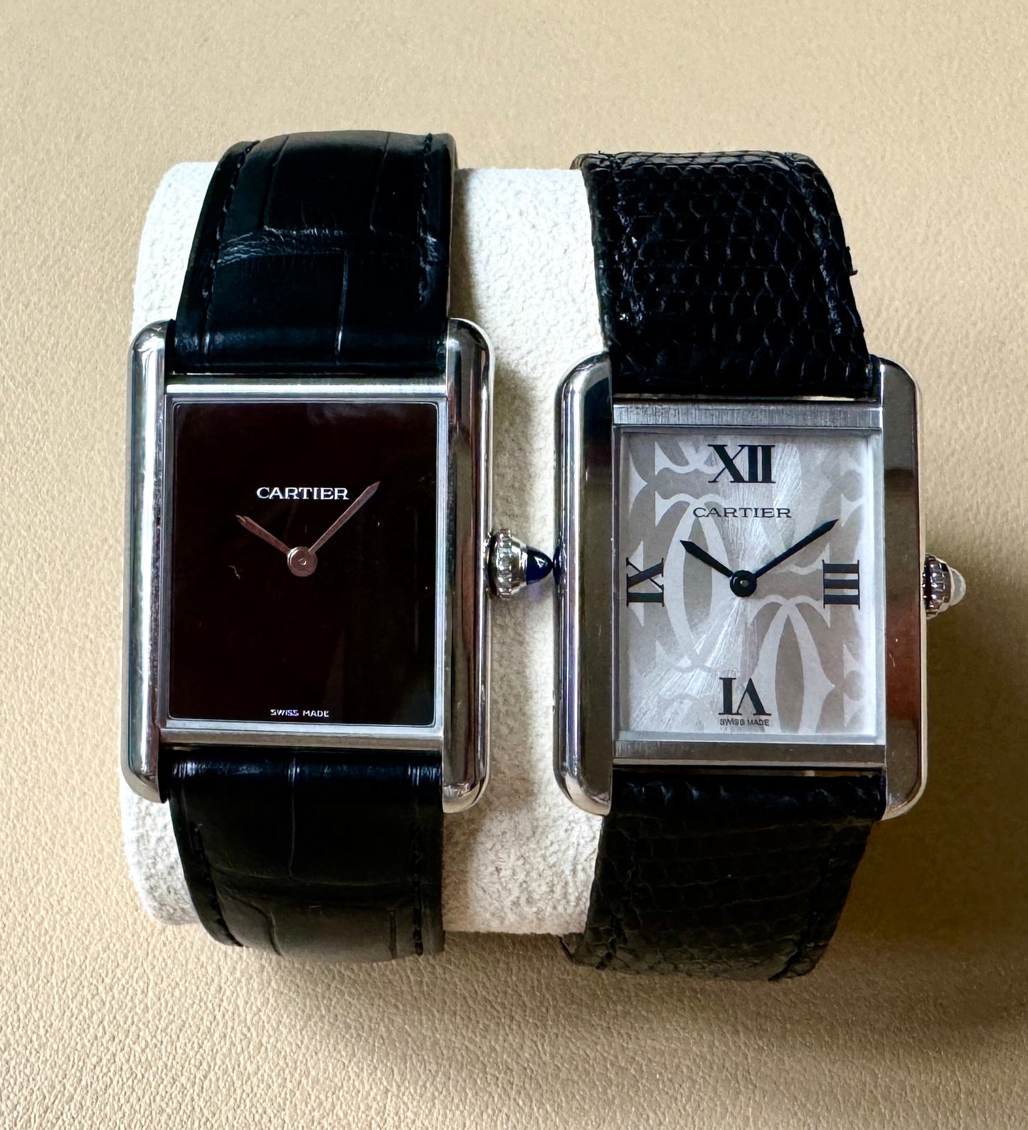 Cartier Tank Solo 2716 double C dial