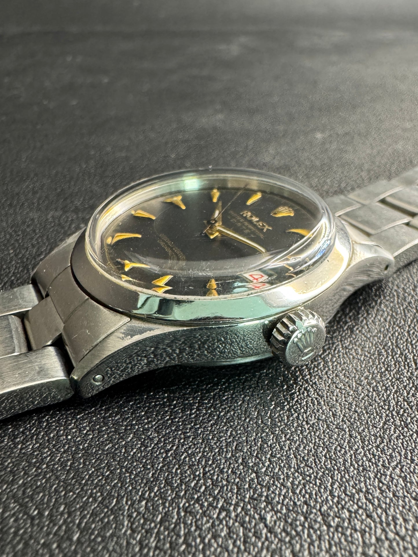 Rolex Oyster Perpetual Date 6518 Black dial