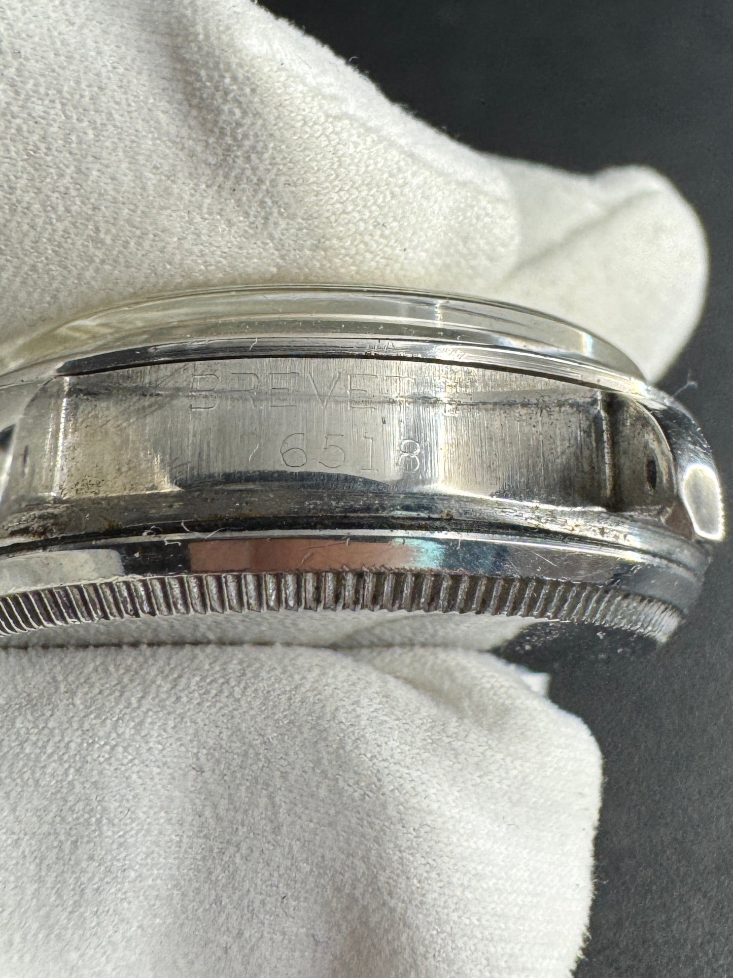 Rolex Oyster Perpetual Date 6518 White Dial