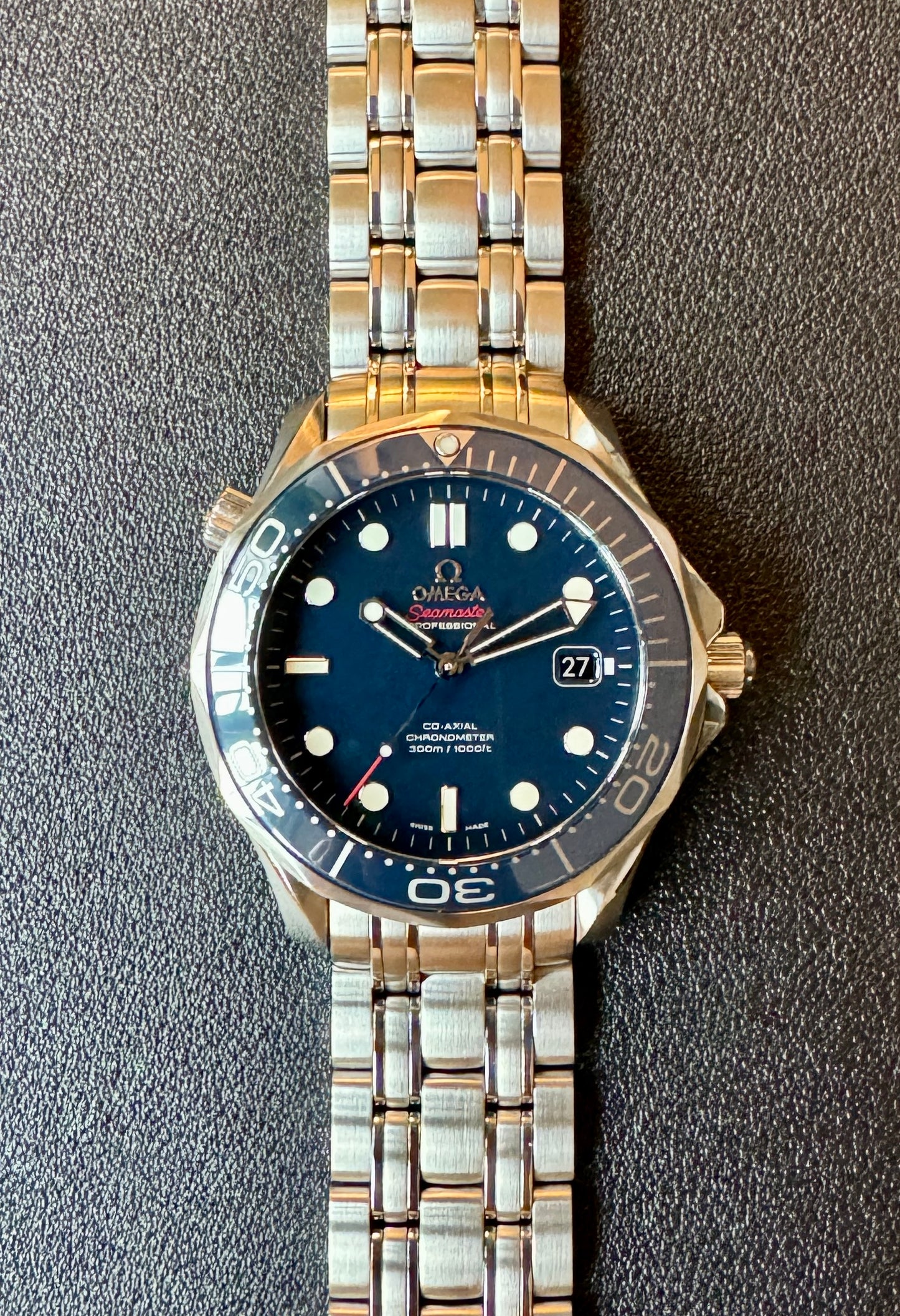 Omega Seamaster Professional 300 Blue No Wave