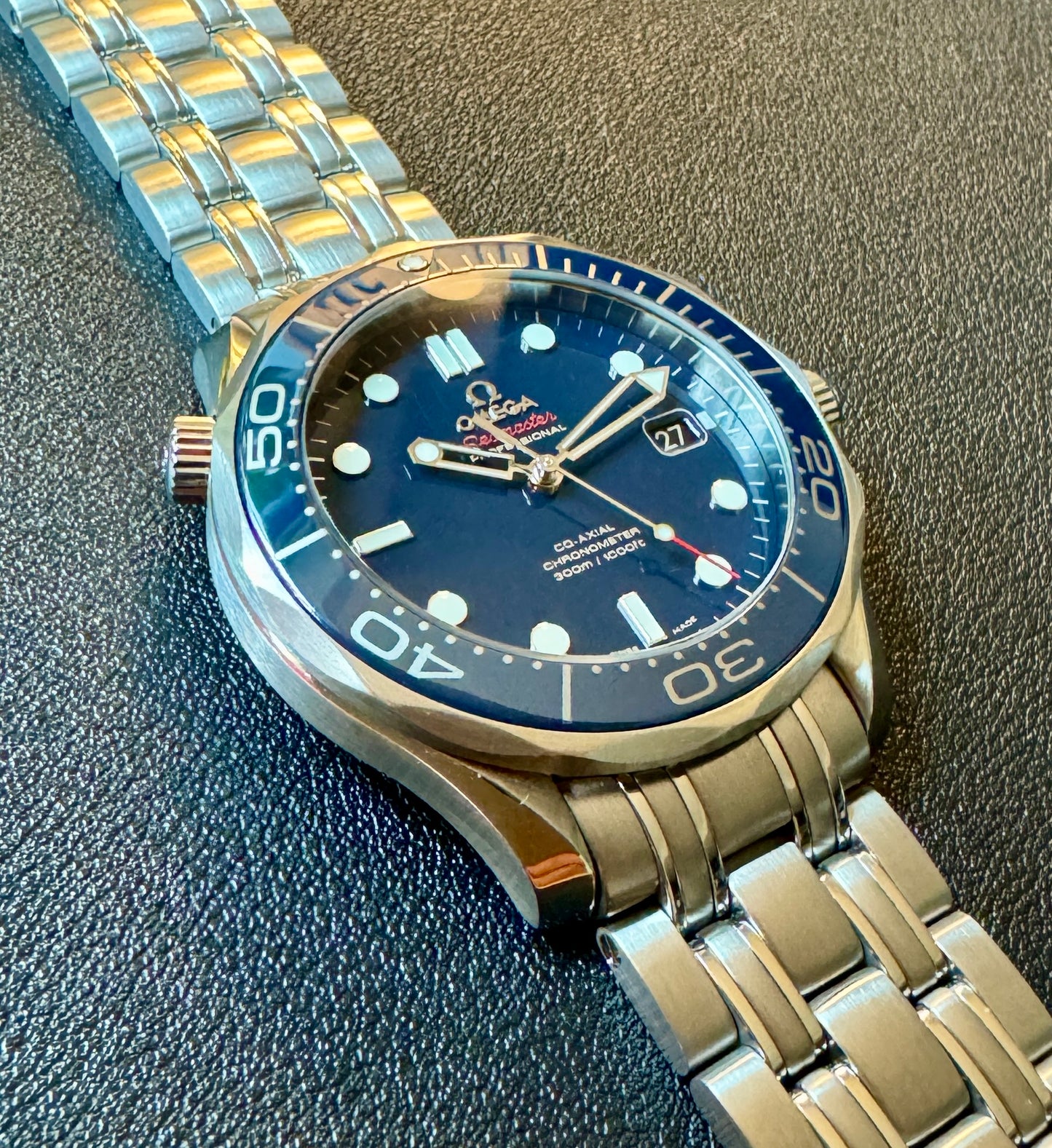 Omega Seamaster Professional 300 Blue No Wave