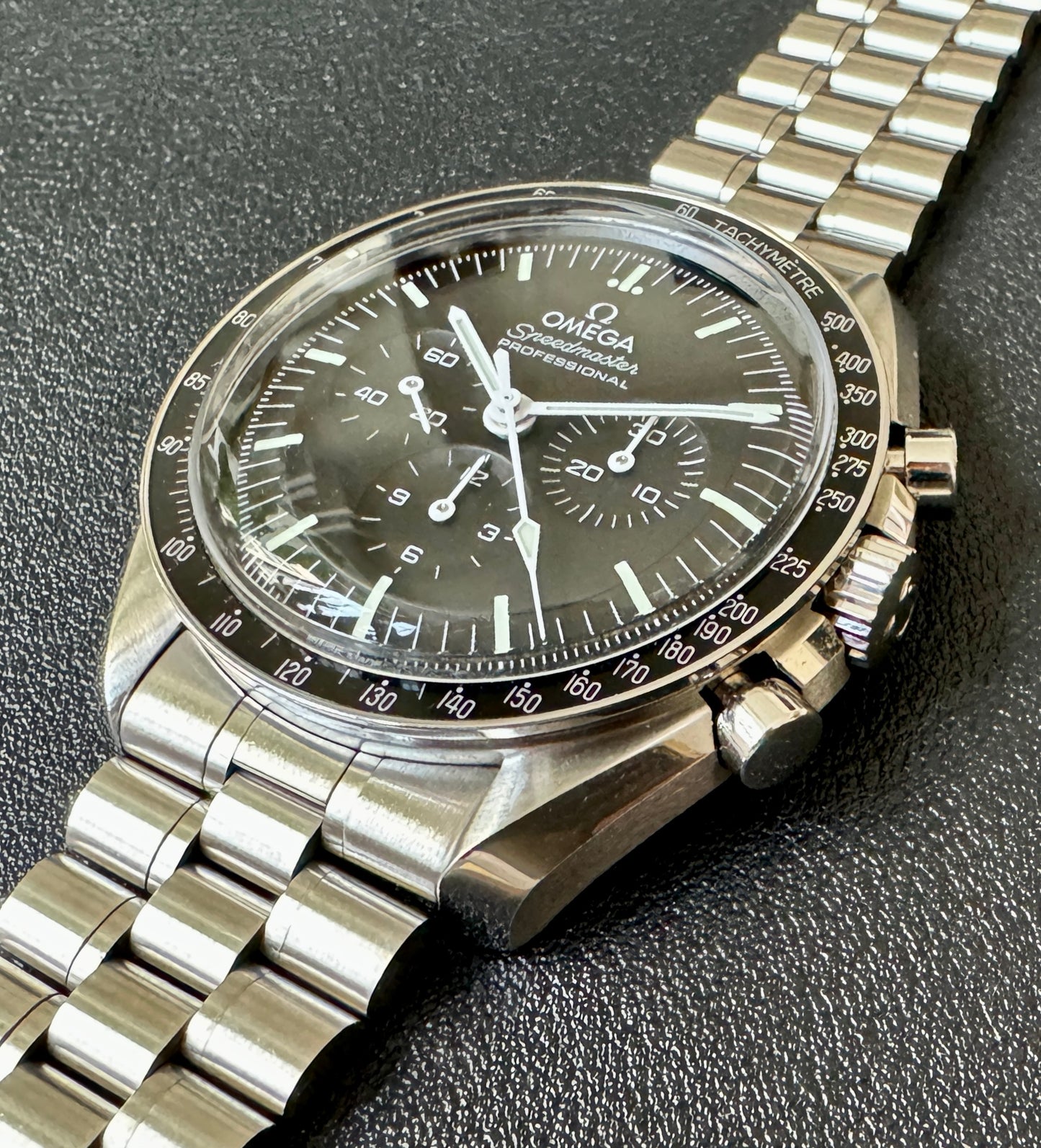 Omega Speedmaster Hesalite