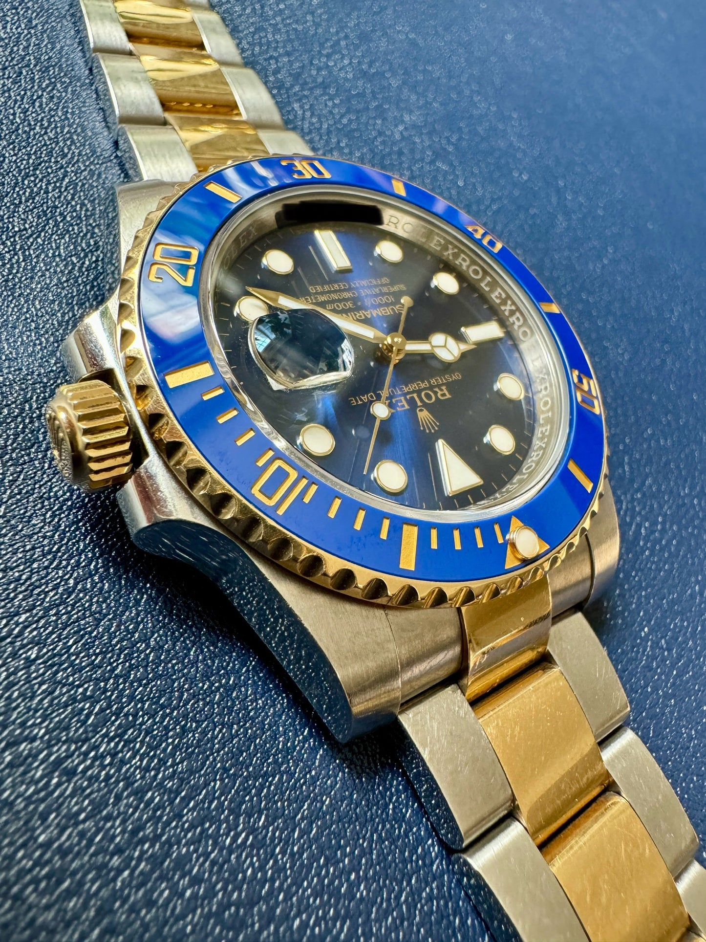 Rolex Submariner 116613LB Bluesy with card