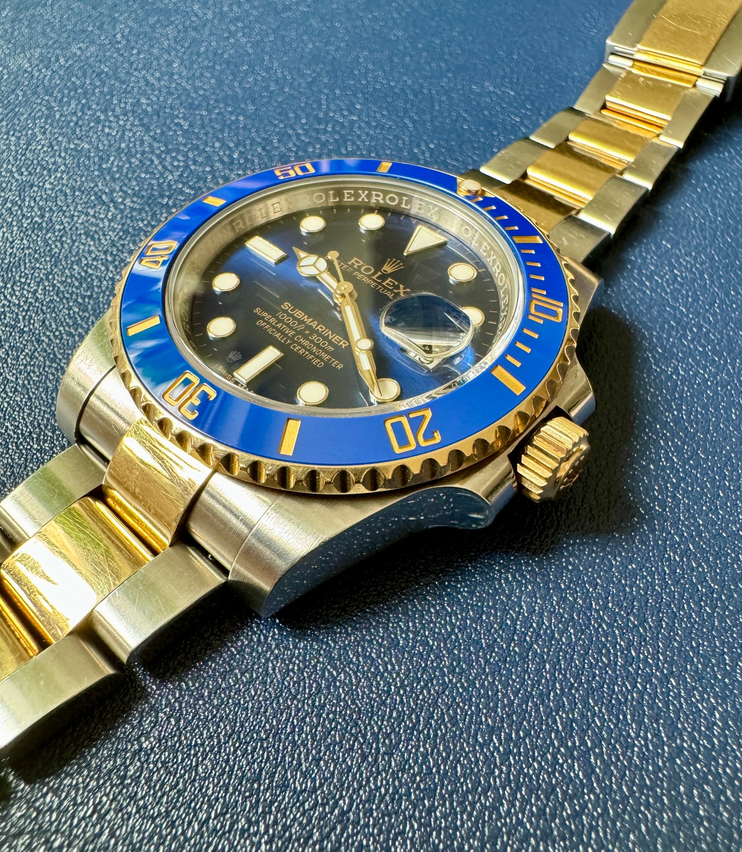 Rolex Submariner 116613LB Bluesy with card