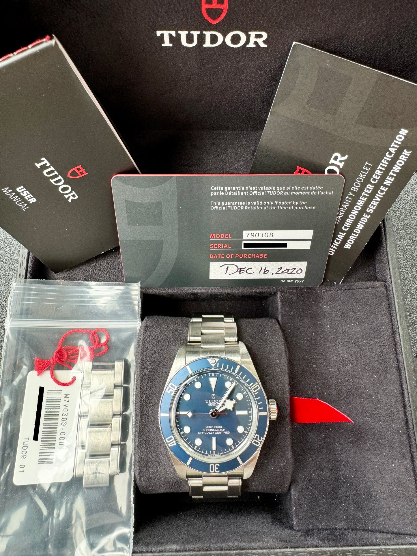 Tudor Black Bay 58 Blue Full set