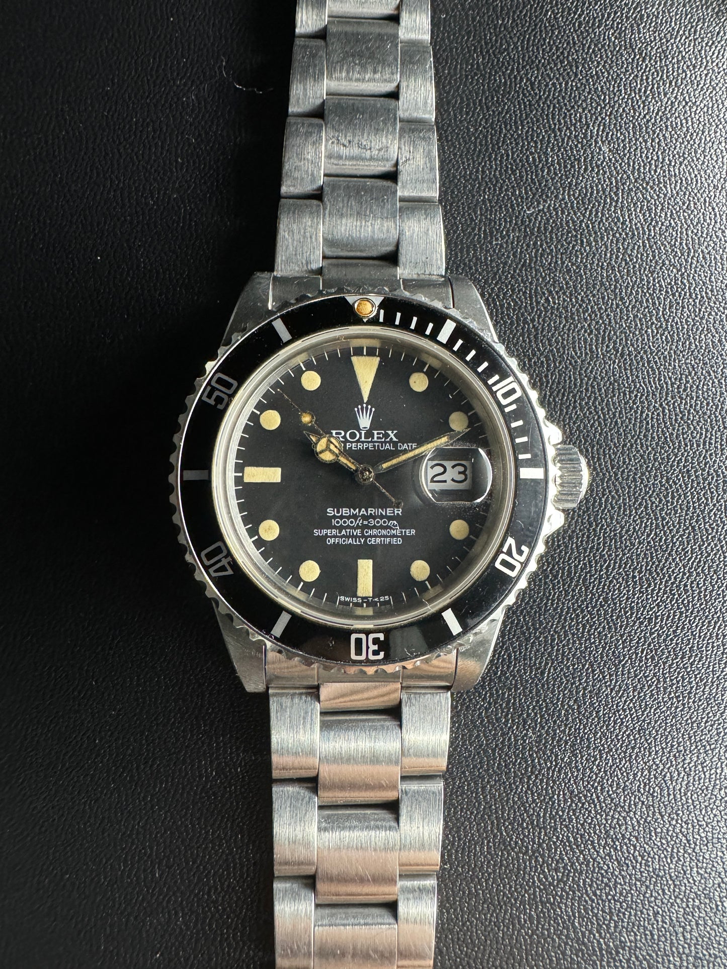 rolex submariner 16800 matte dial