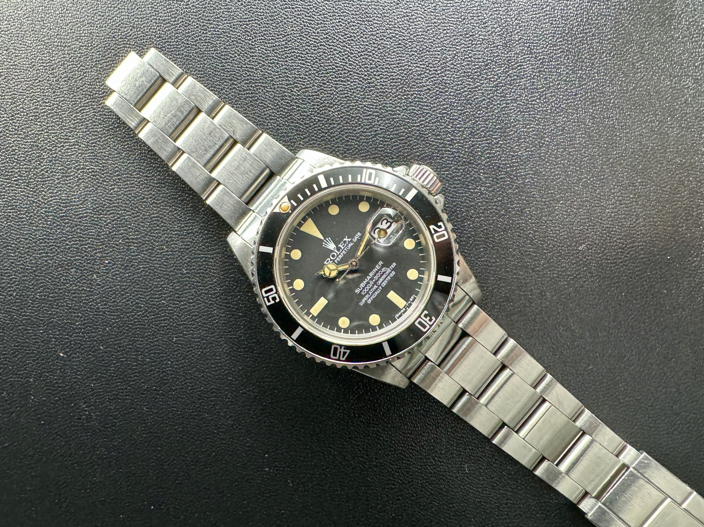 rolex submariner 16800 matte dial