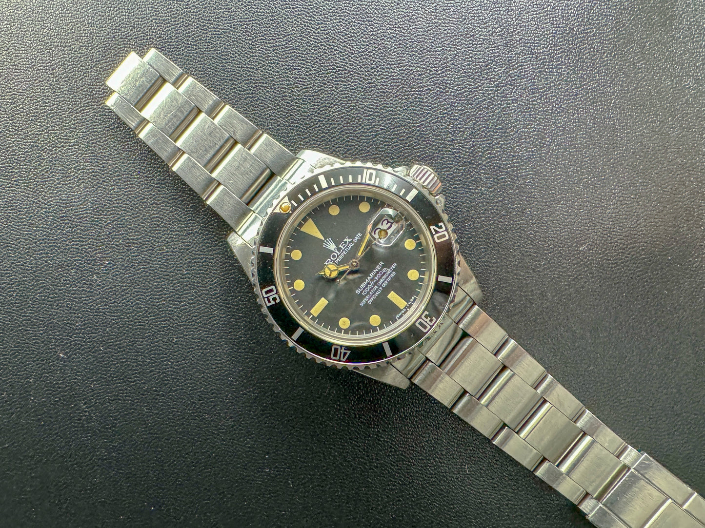 rolex submariner 16800 matte dial