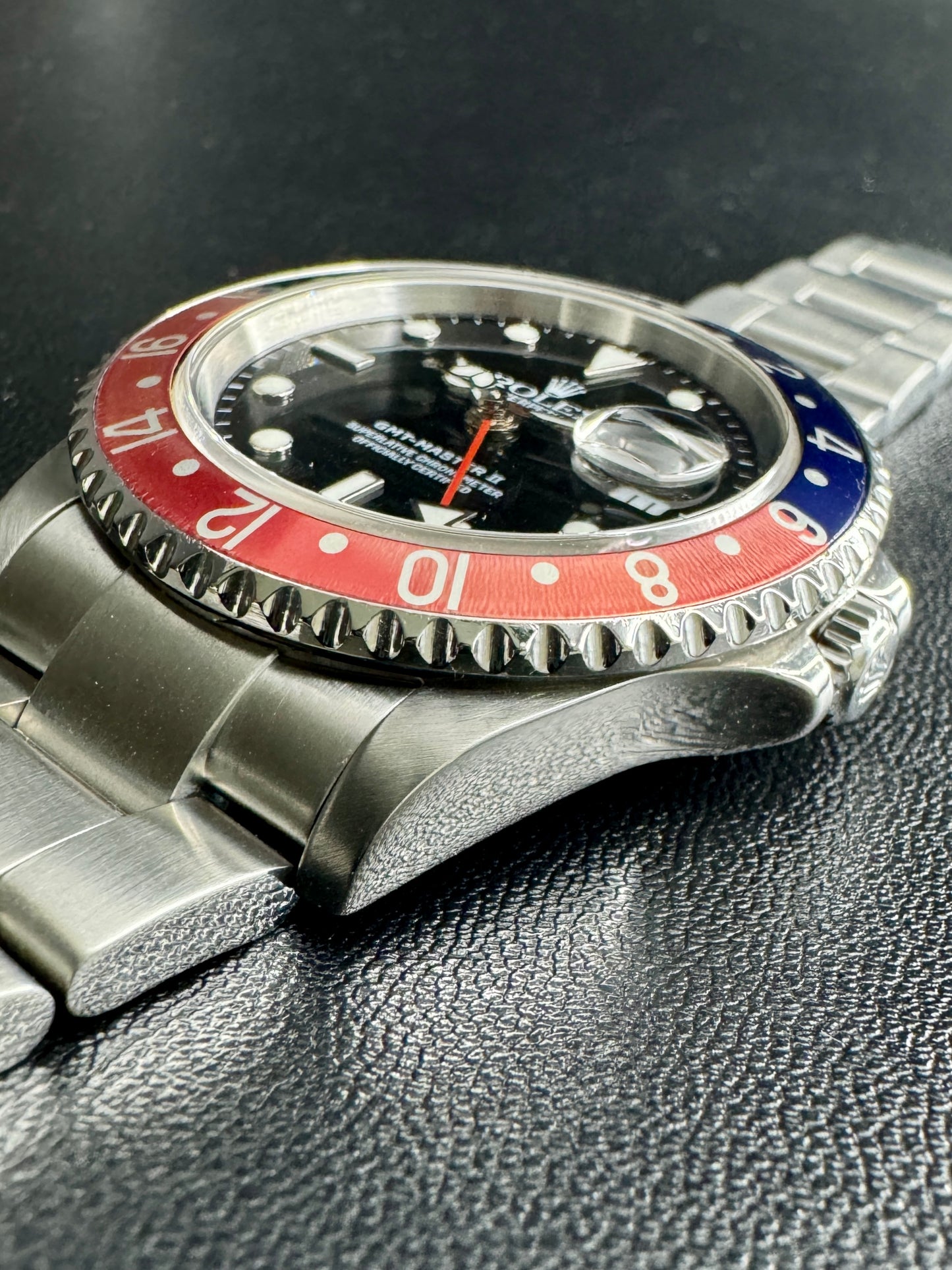 Rolex 16710 GMT Master II Pepsi D serial