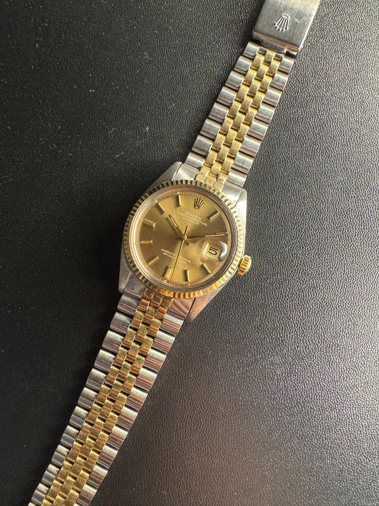 rolex 1601 two tone ghost dial