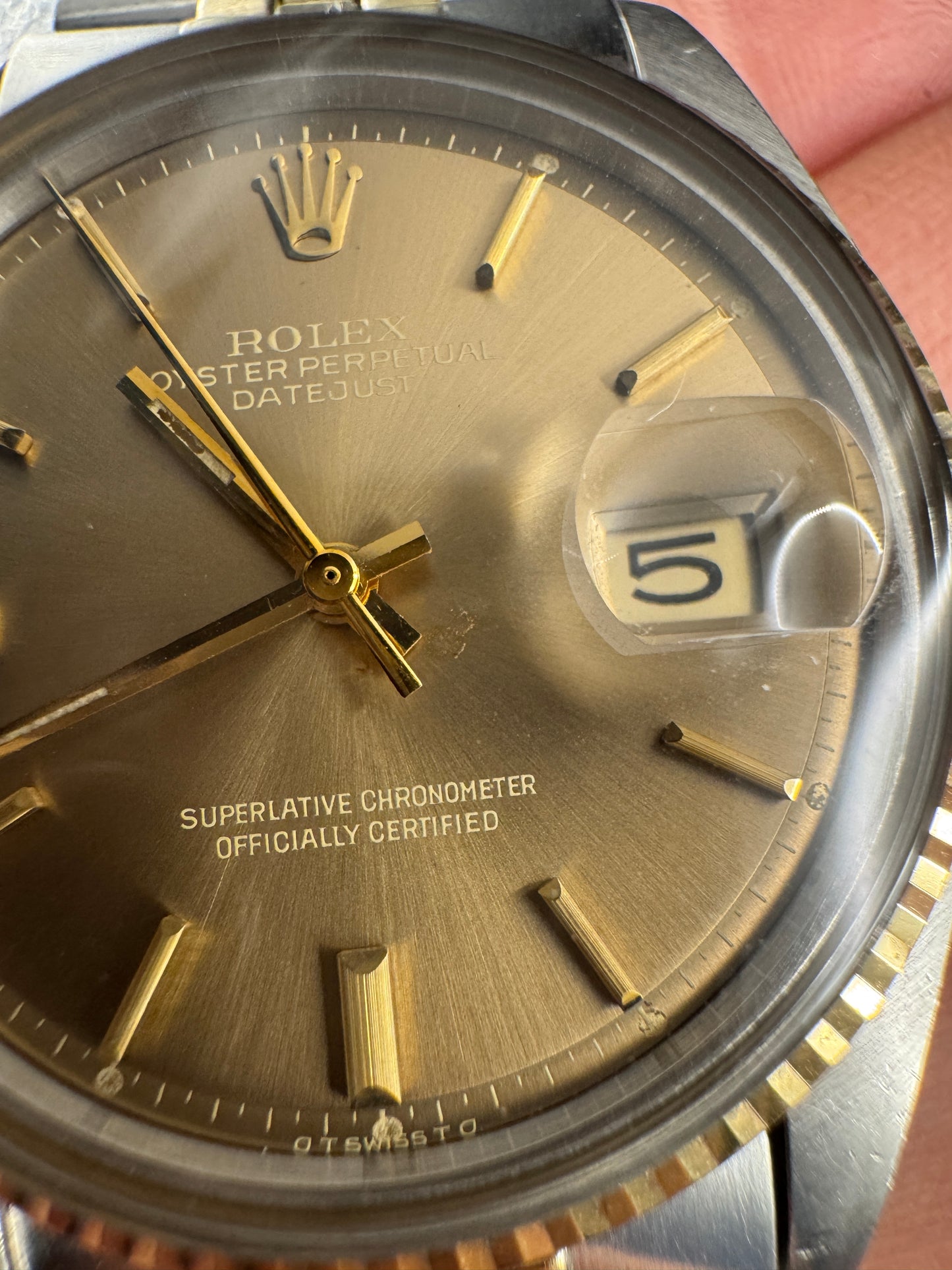 rolex 1601 two tone ghost dial