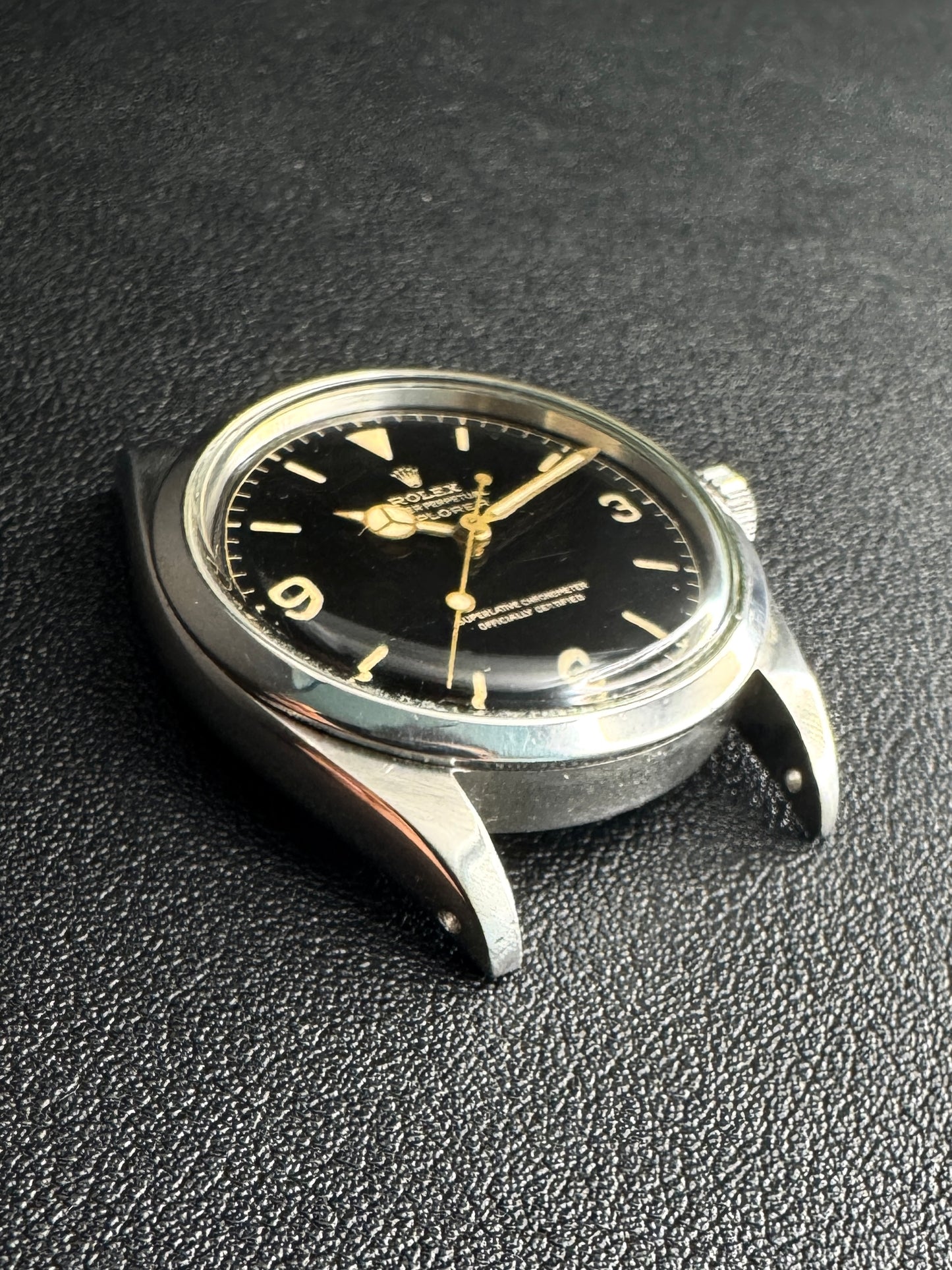 rolex 6610 explorer gilt exclamation dial