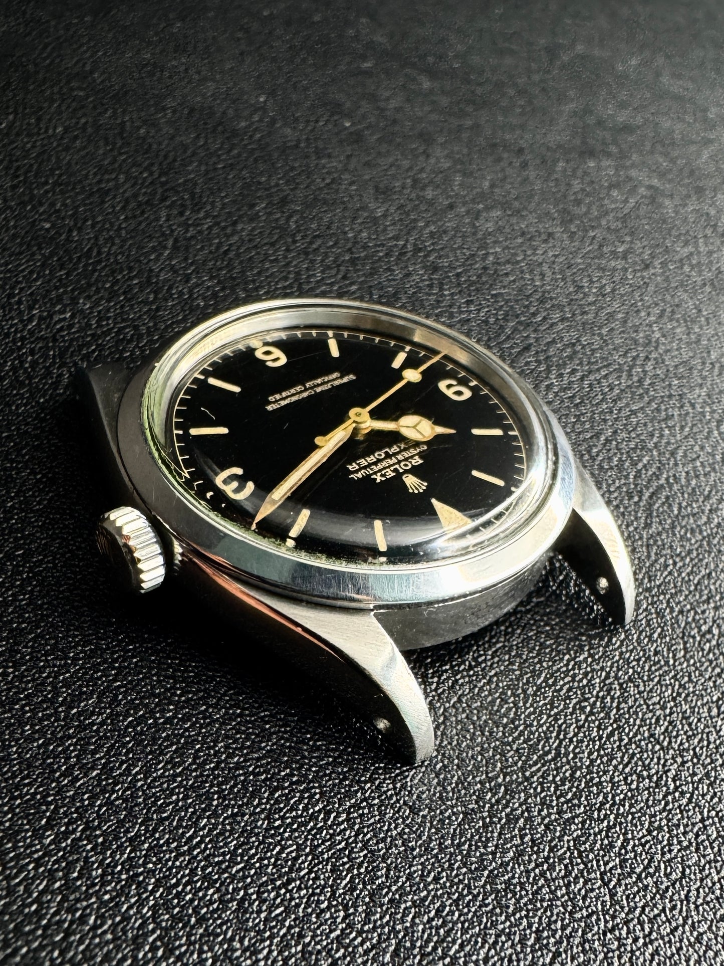 rolex 6610 explorer gilt exclamation dial