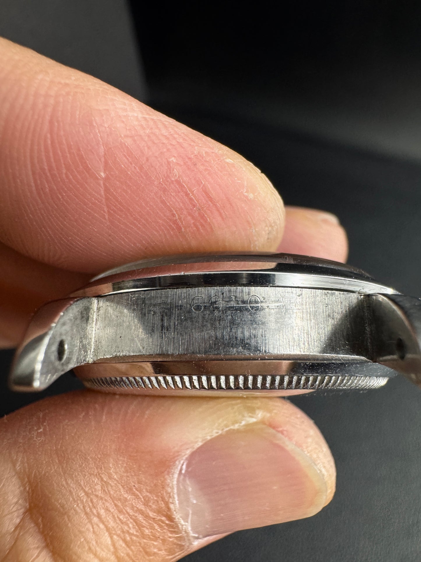 rolex 6610 explorer gilt exclamation dial