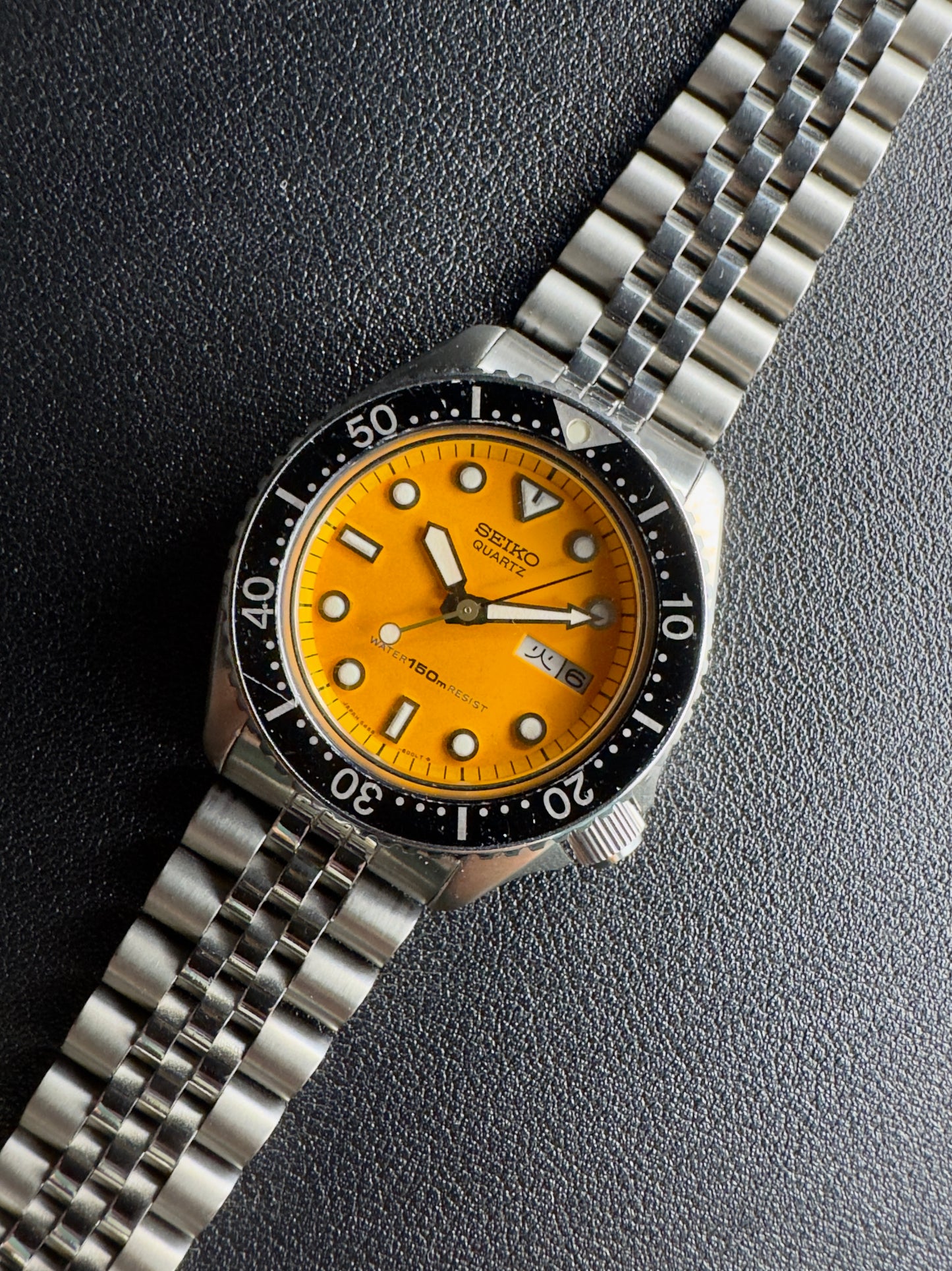 seiko 6458-600A orange dial